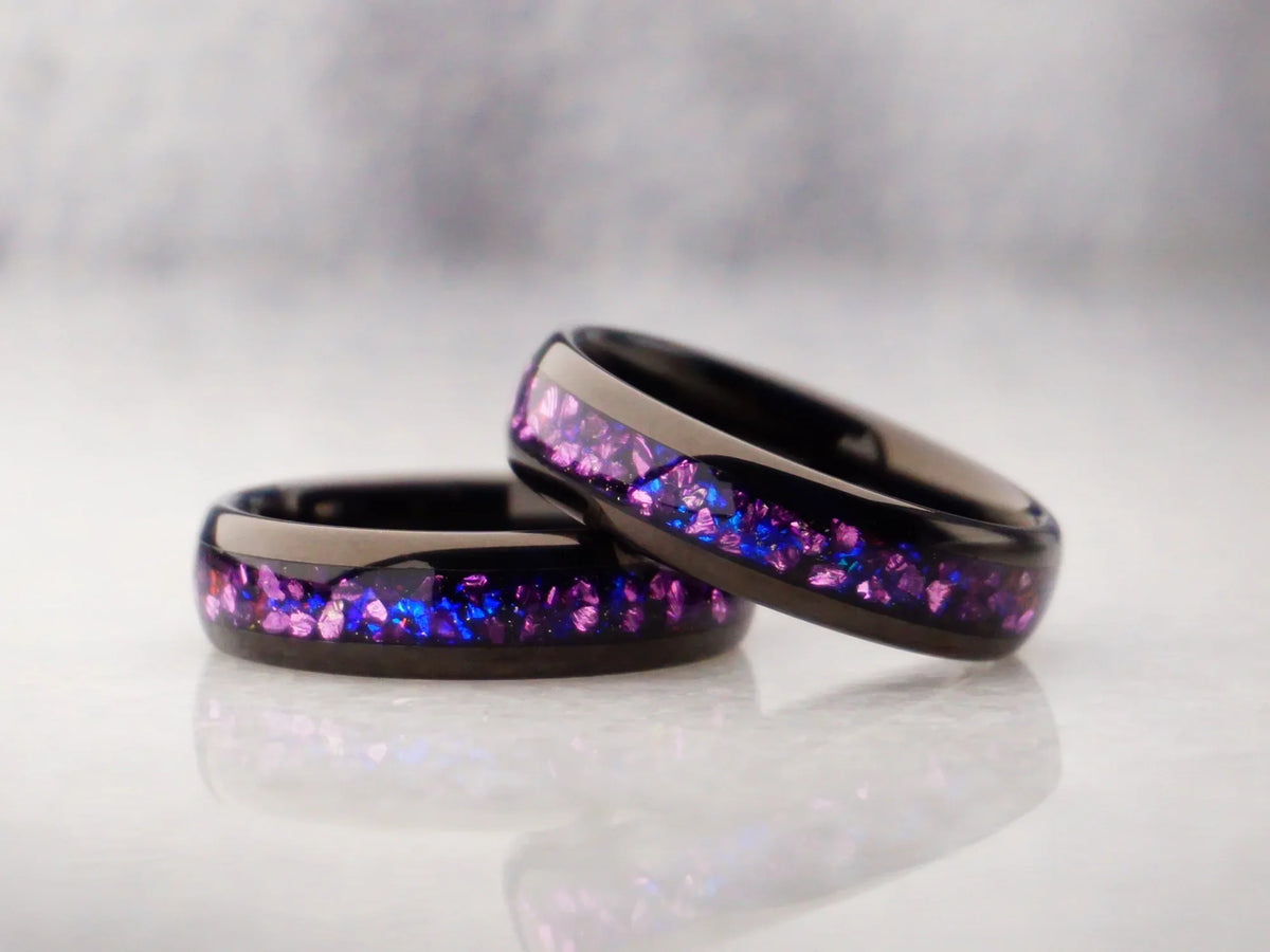 Top 4 Purple Tungsten Rings Durability and Royal Elegance Redwood Rings