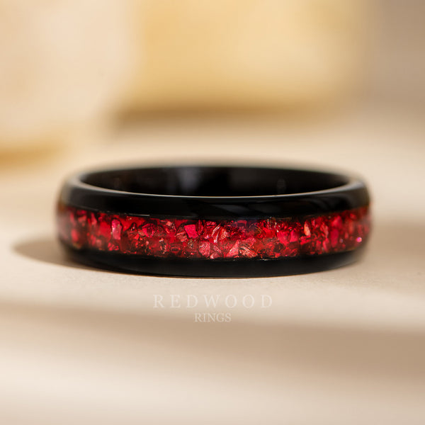 Gemstone Inlay Rings – Redwood Rings