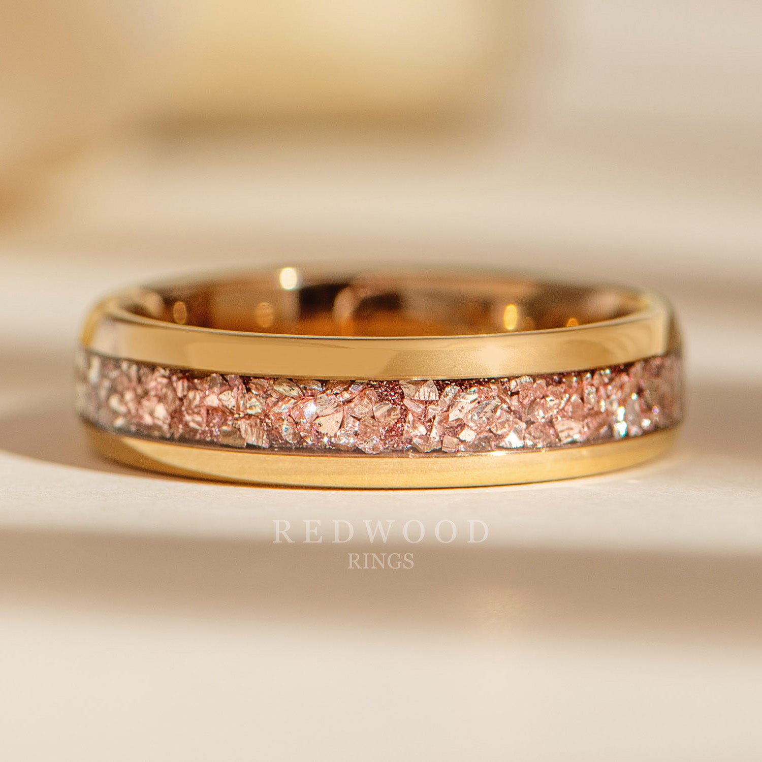 6mm rose gold morganite ring, luxury photo watermarked