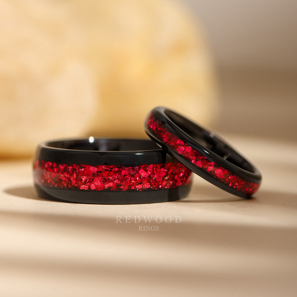 matchingblackgarnettungstenrin